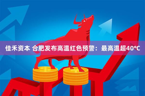 佳禾资本 合肥发布高温红色预警：最高温超40℃