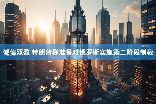 诚信双盈 特朗普称准备对俄罗斯实施第二阶段制裁